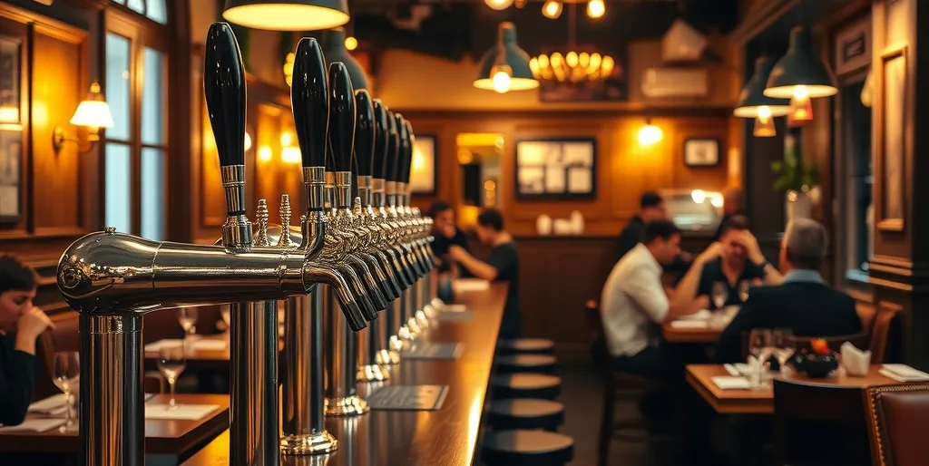 Pourquoi les bars à bière deviennent des lieux de repas