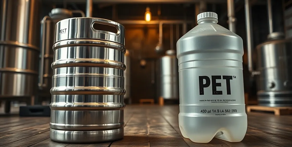 Fût inox vs fût PET : quel contenant choisir pour votre bière artisanale en 2026