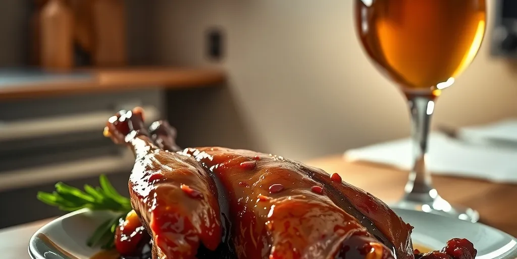 Canard laqué et bière : l'accord qui évite la lourdeur