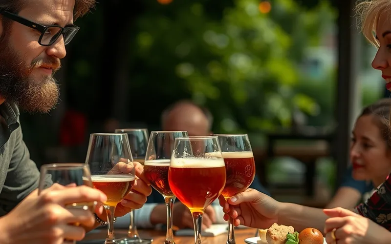 Dîner dégustation en plein air : la bière artisanale sort des salles