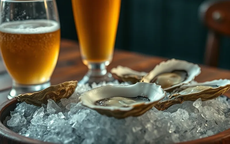 Accords huîtres et bière artisanale : le guide ultime des mariages iodés