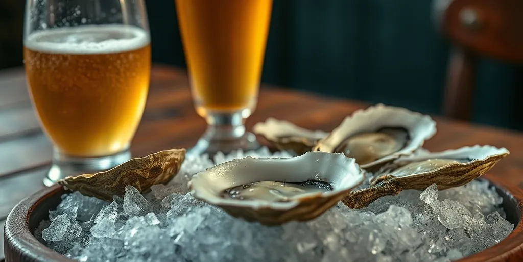 Accords huîtres et bière artisanale : le guide ultime des mariages iodés