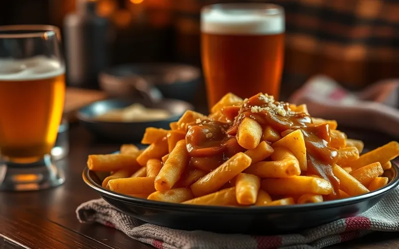 Poutine et bières artisanales : les accords parfaits pour un after-futsal
